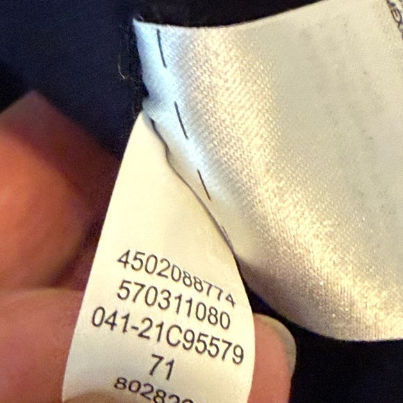 Chico’s Size 1 Navy Leggings Pants - Picture 7 of 9